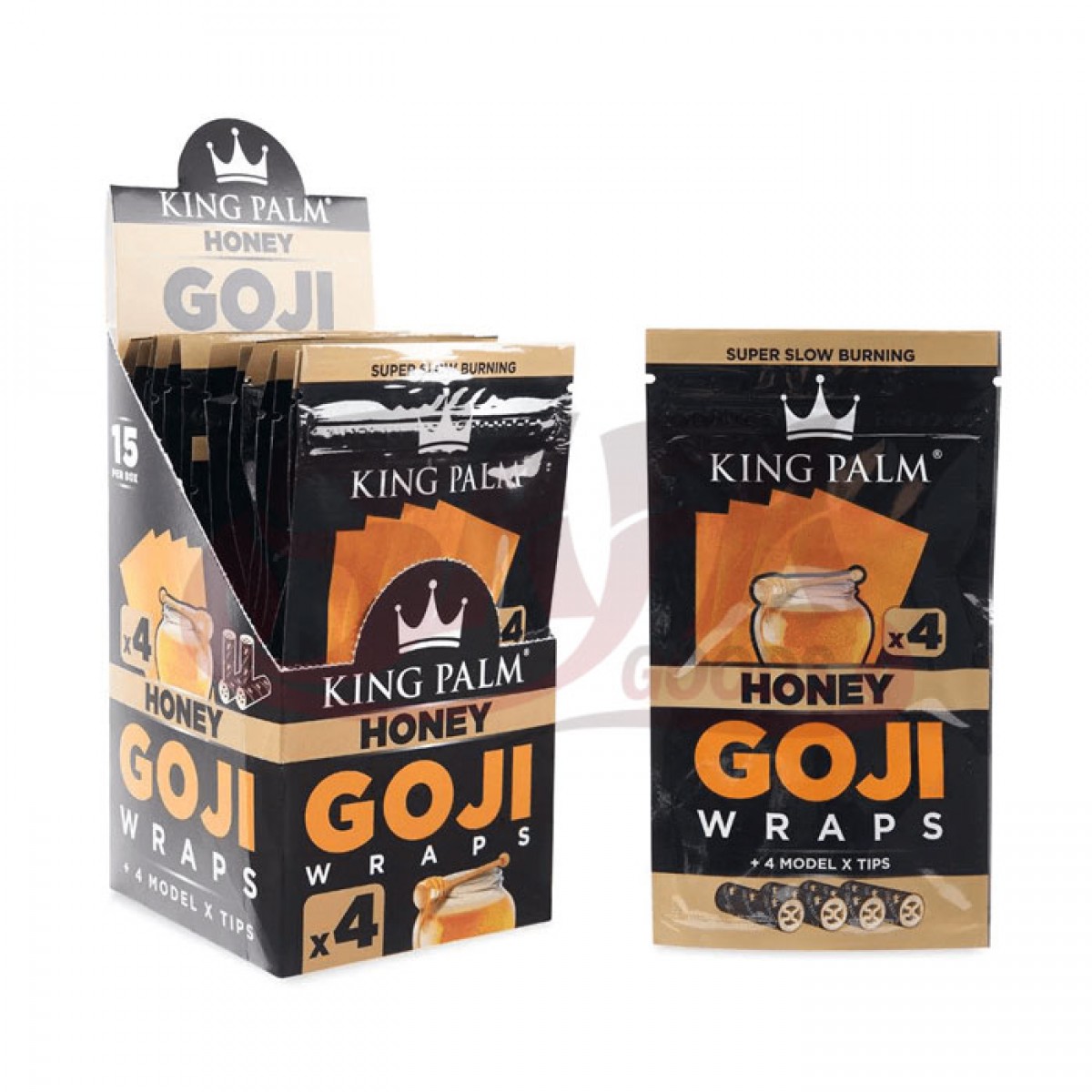 King Palm Goji Wraps - 15CT / 4PK